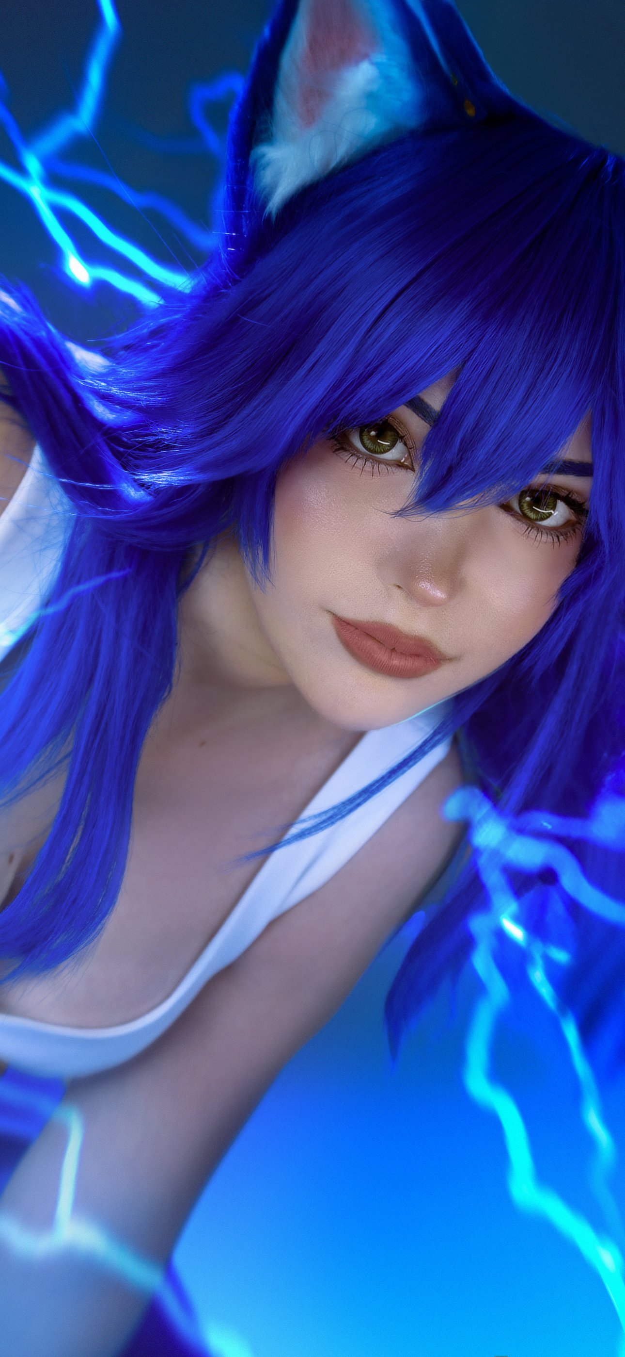 Saya Fox Cosplay on Sonic with Ears - Wallpapers for iPhone 15 Pro Max/14 Pro Max in 1290x2796 resolution