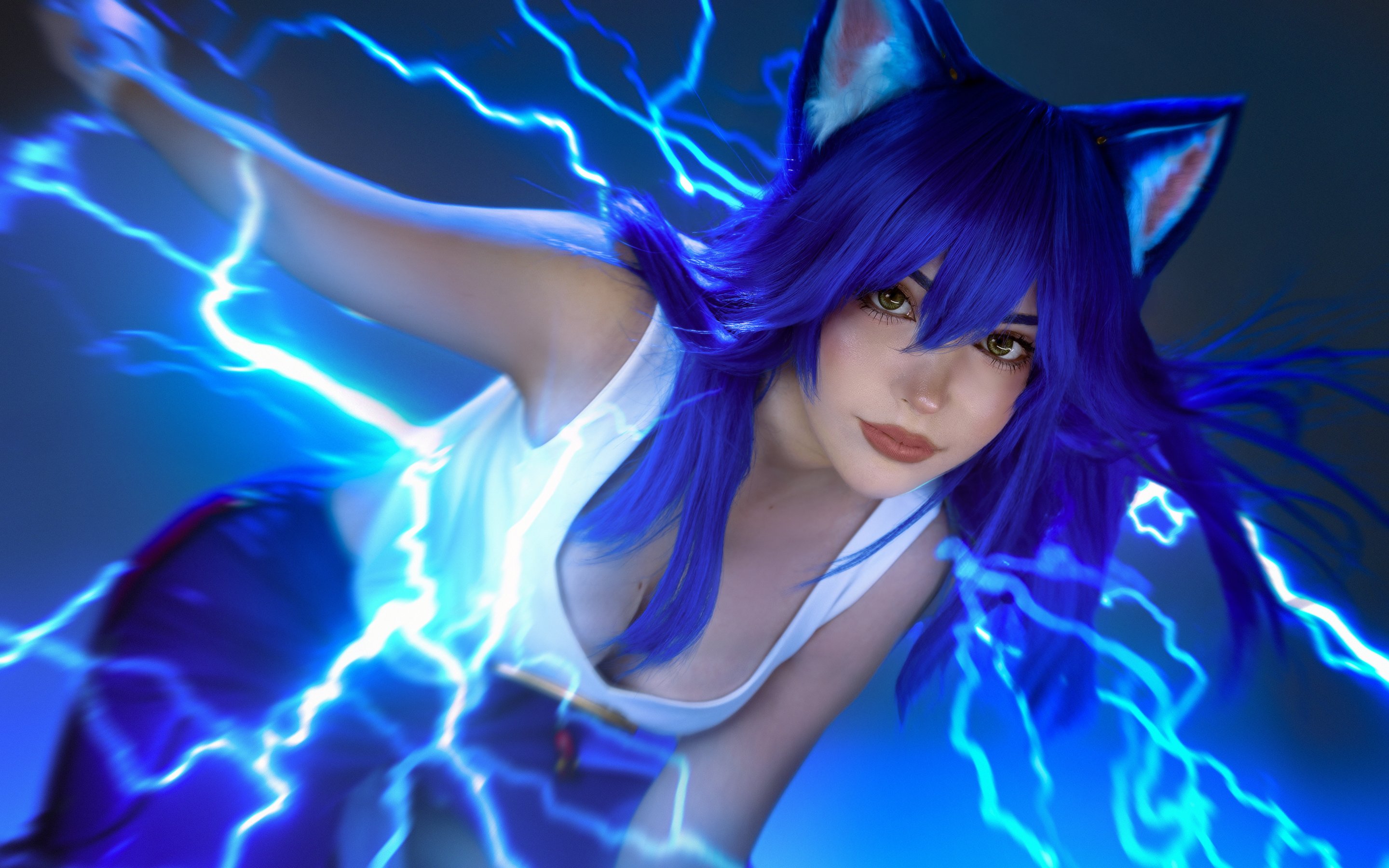 Saya Fox Cosplay on Sonic with Ears - Wallpapers for Apple MacBook 15″ in 2880x1800 resolution