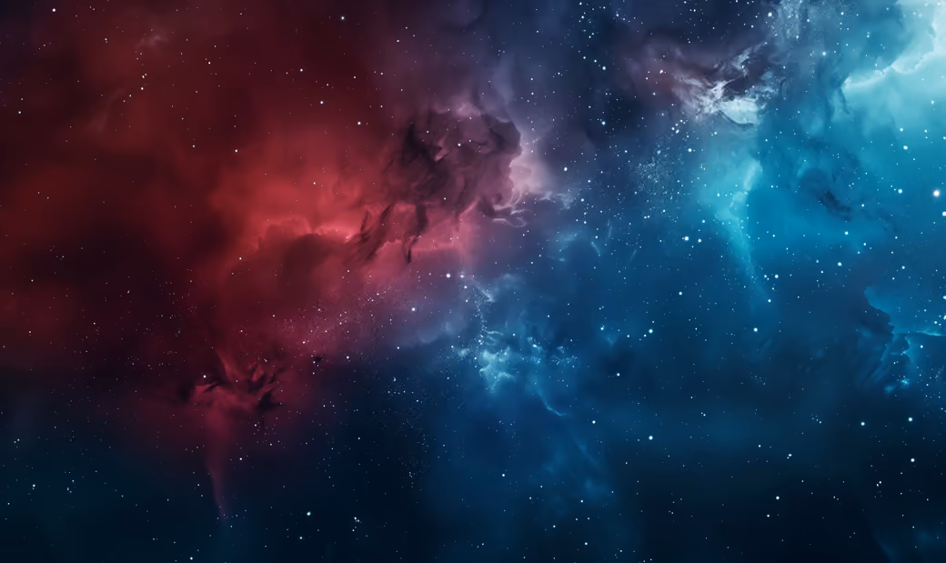 Red Blue cosmic Nebula - XVGA wallpapers in 1024x768 resolution