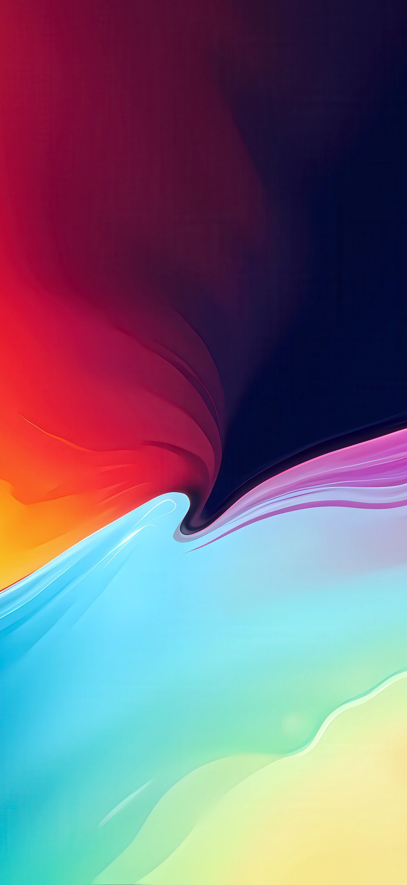 Mixing paint in a large gradient - Wallpapers for iPhone 17 Pro Max/16 Pro Max in 1320x2868 resolution