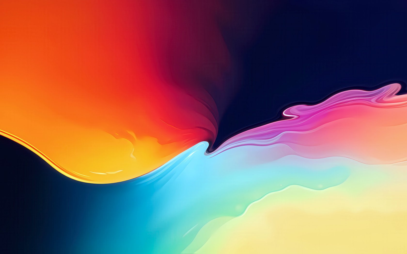 Mixing paint in a large gradient - WSXGA+ wallpapers in 1680x1050 resolution