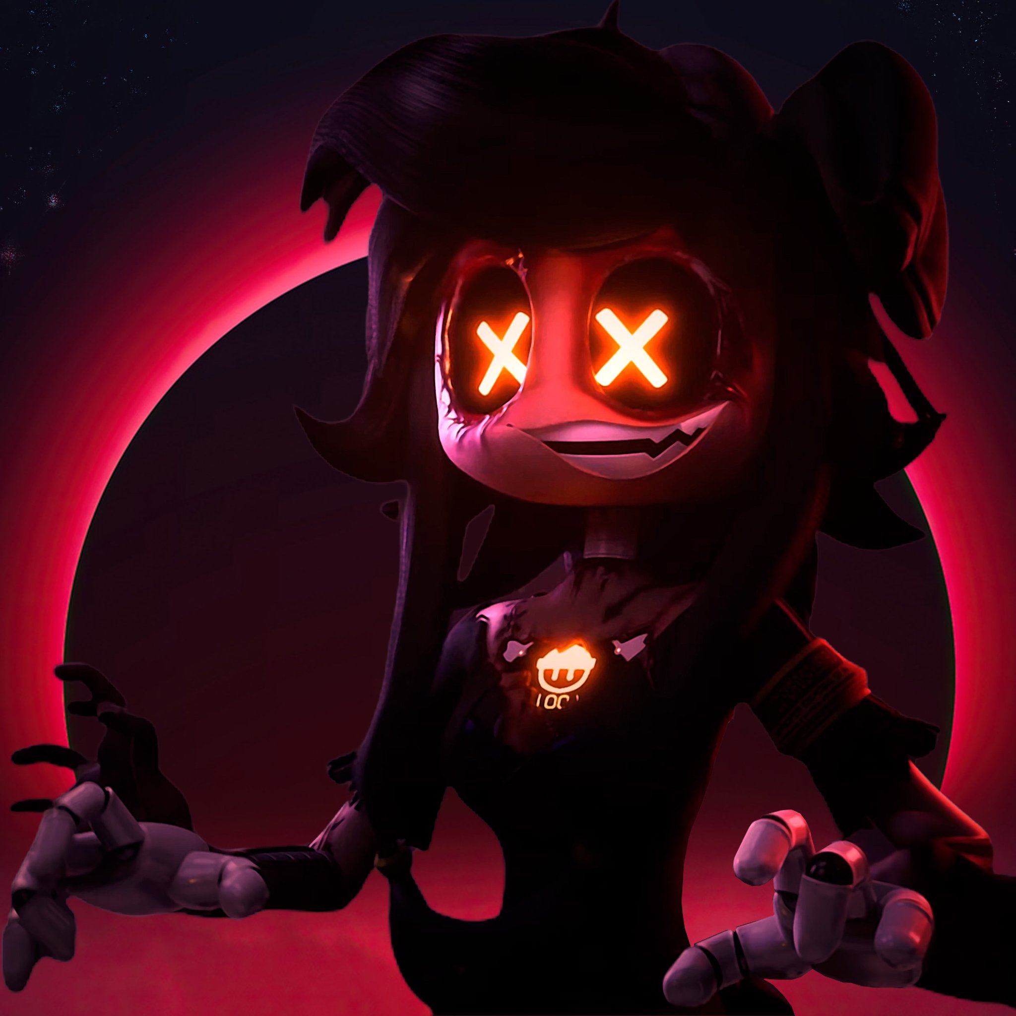 Tessa Elliot from Murder Drones - Wallpapers for iPad Retina in 2048x2048 resolution