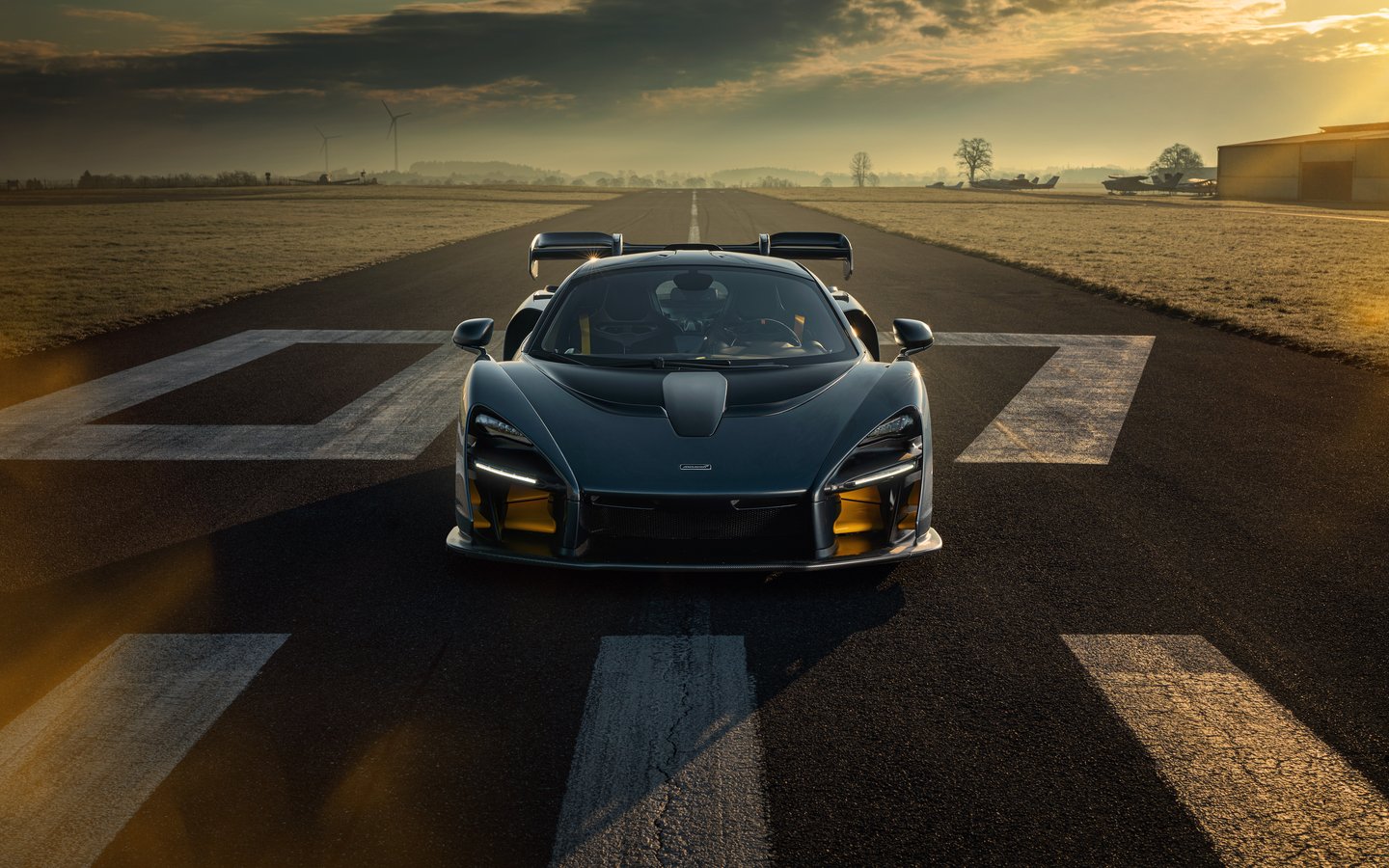 McLaren Senna Novitec front view - WSXGA wallpapers in 1440x900 resolution