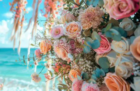 Nature wallpapers: flowers, wedding, roses, ocean