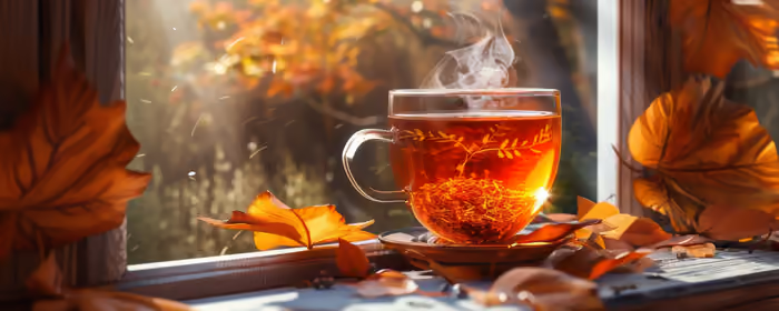 Food wallpapers: tea, cup, autumn, window