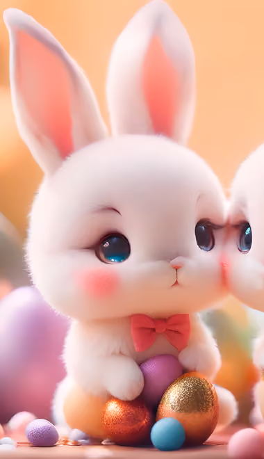 Animals wallpapers: bunny, cute animals, rabbit, easter egg
