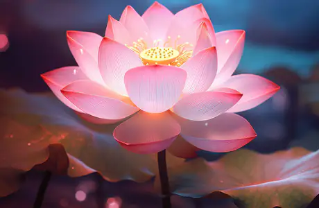 Nature wallpapers: lotus, flowers, water, evening