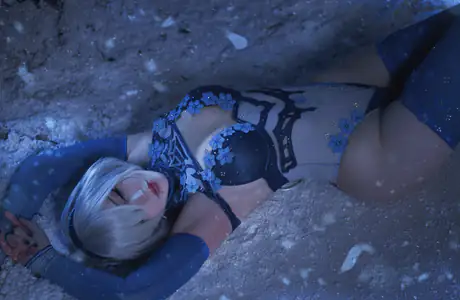Wallpapers for Samsung/Xiaomi (2000x2000): cosplay, Saya Fox, makeup, 2B