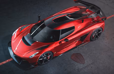 Обои машины: Koenigsegg Jesko, гиперкар, карбон, спойлер