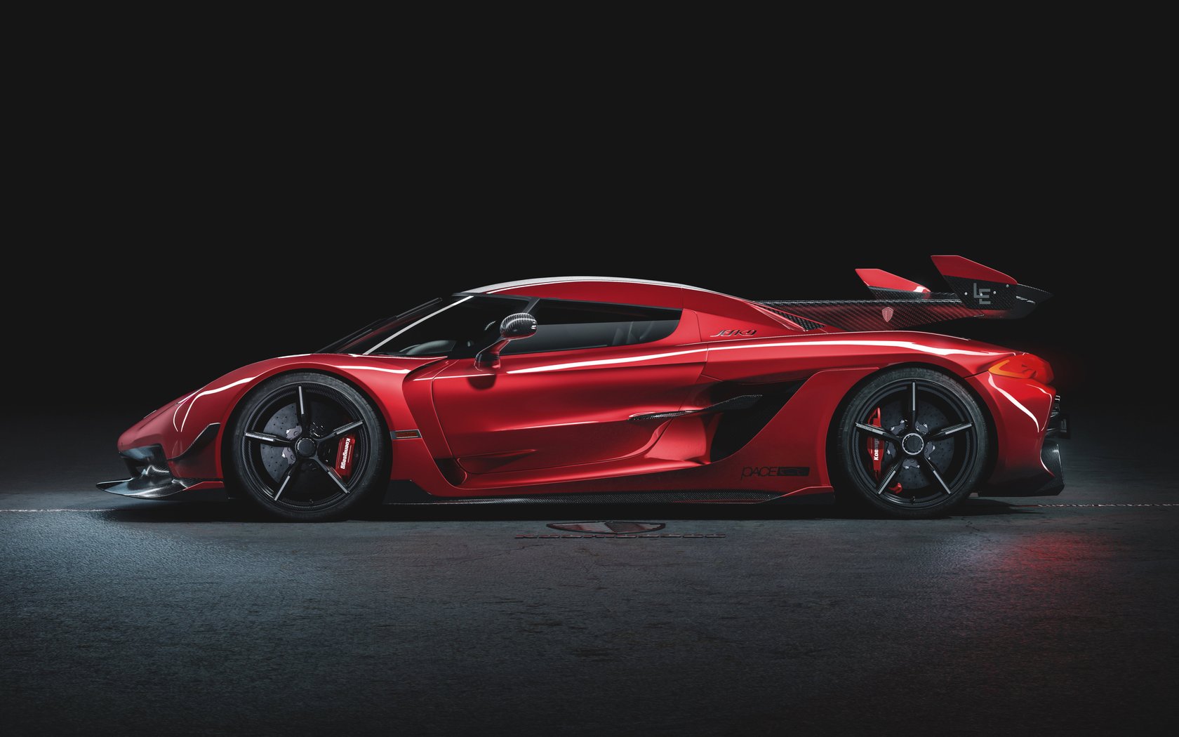 Koenigsegg Jesko side view - WSXGA+ wallpapers in 1680x1050 resolution