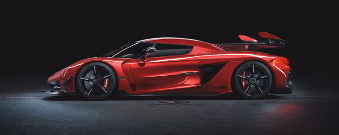 UltraWide 21:9 обои (2560x1080): Koenigsegg Jesko, карбон, гиперкар, спойлер