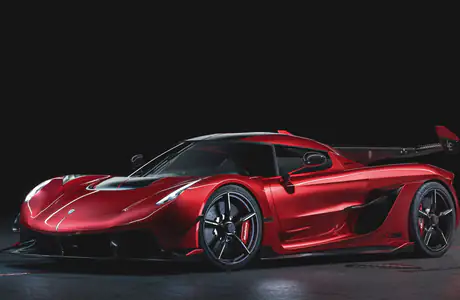 Обои машины: Koenigsegg Jesko, спойлер, карбон, гиперкар