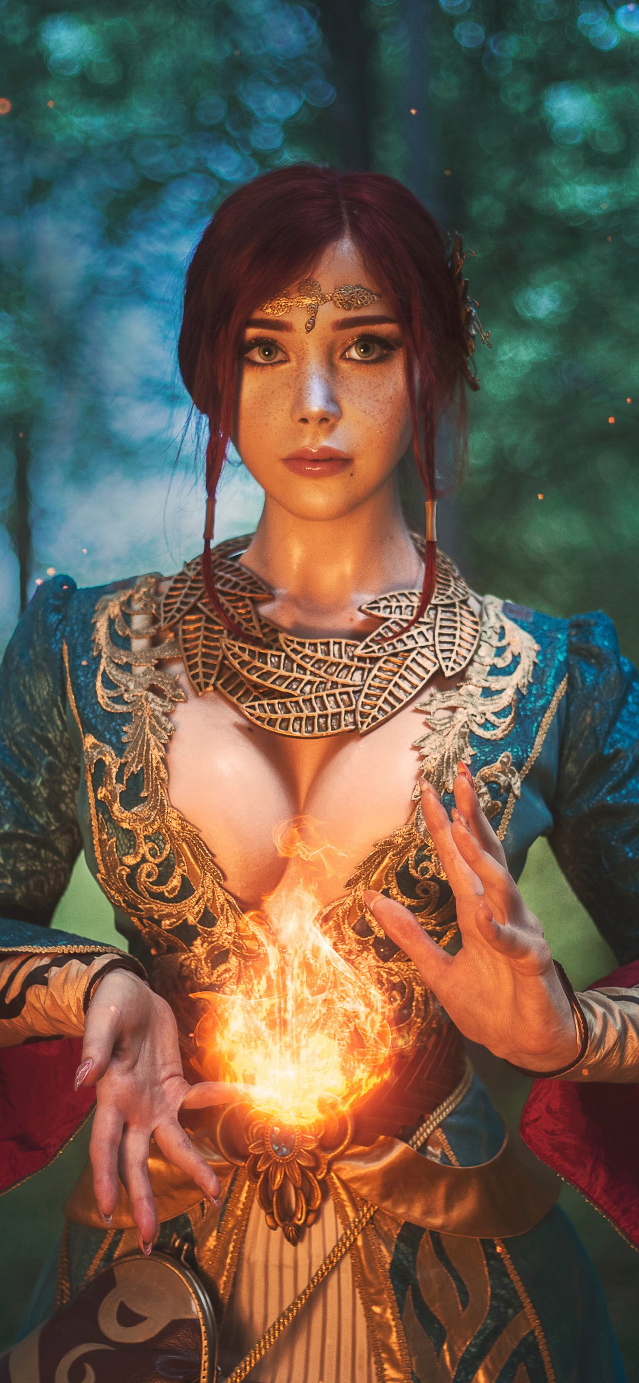 Saya Fox cosplay on Triss - Wallpapers for iPhone 11 Pro Max in 1242x2688 resolution