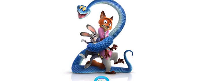 Обои фильмы: Disney, Зверополис, змея, кролик