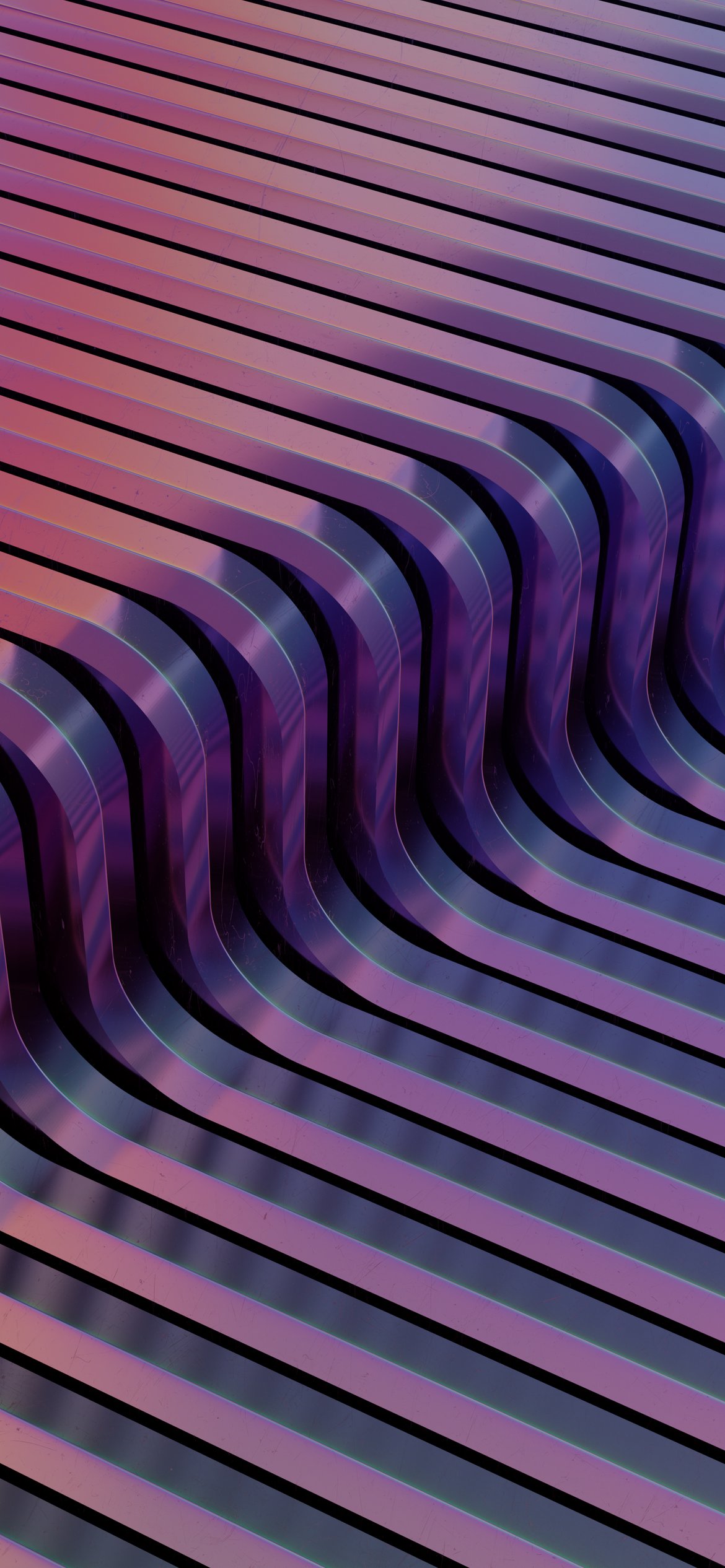 Metal wave strips - Wallpapers for iPhone 12 Pro/13 Pro/14 in 1170x2532 resolution