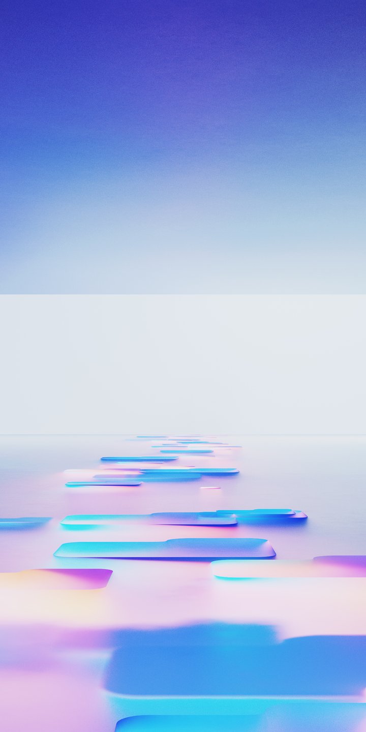 Glowing path in a futuristic space - Wallpapers for Samsung Galaxy A03s, Xiaomi Redmi 7A, POCO C3 in 720x1440 resolution