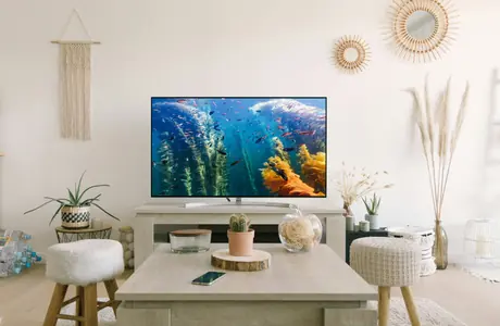 Interior design wallpapers: living room, eco, minimalism, television