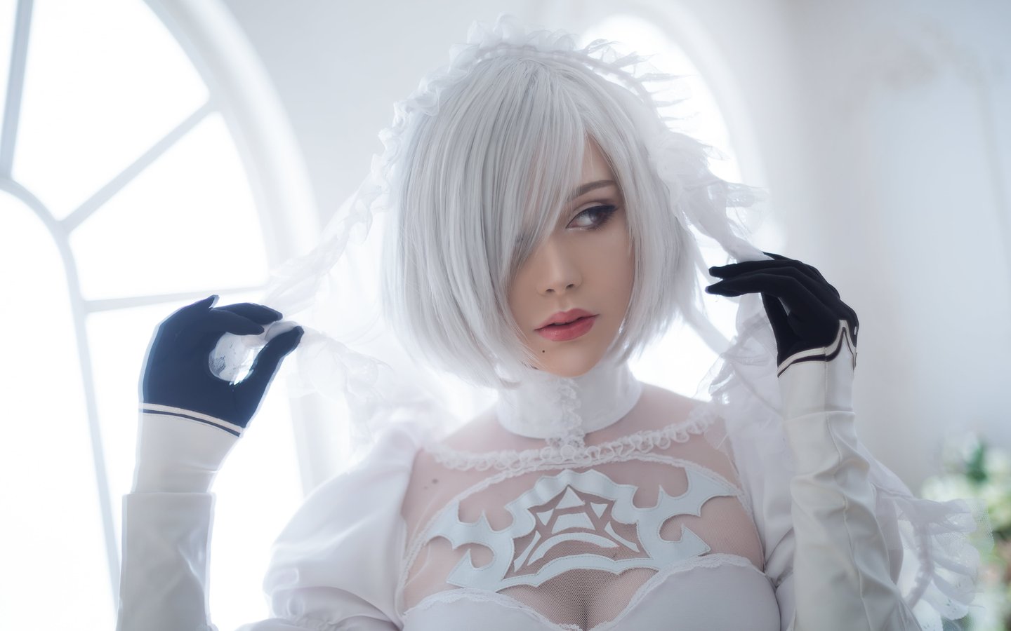 Saya Fox as Belaya 2B - WSXGA wallpapers in 1440x900 resolution