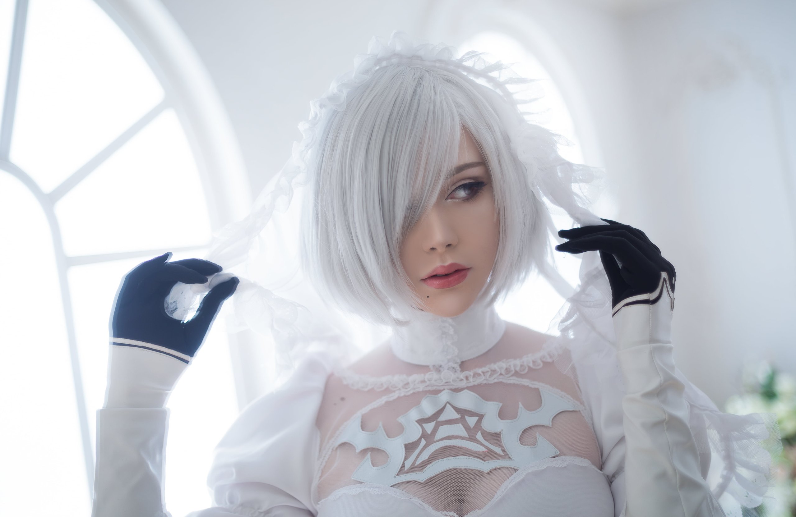 Saya Fox as Belaya 2B - Wallpapers for Apple MacBook Air 13 M2″ in 2560x1664 resolution