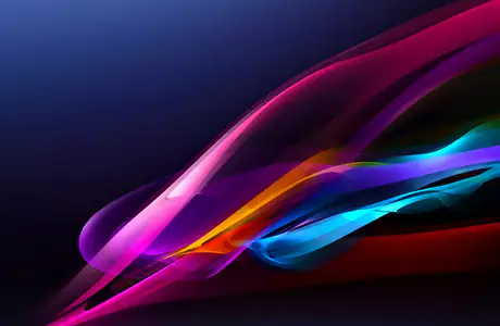 2K Quad HD обои (2560x1440): волны, поток, свет, градиент