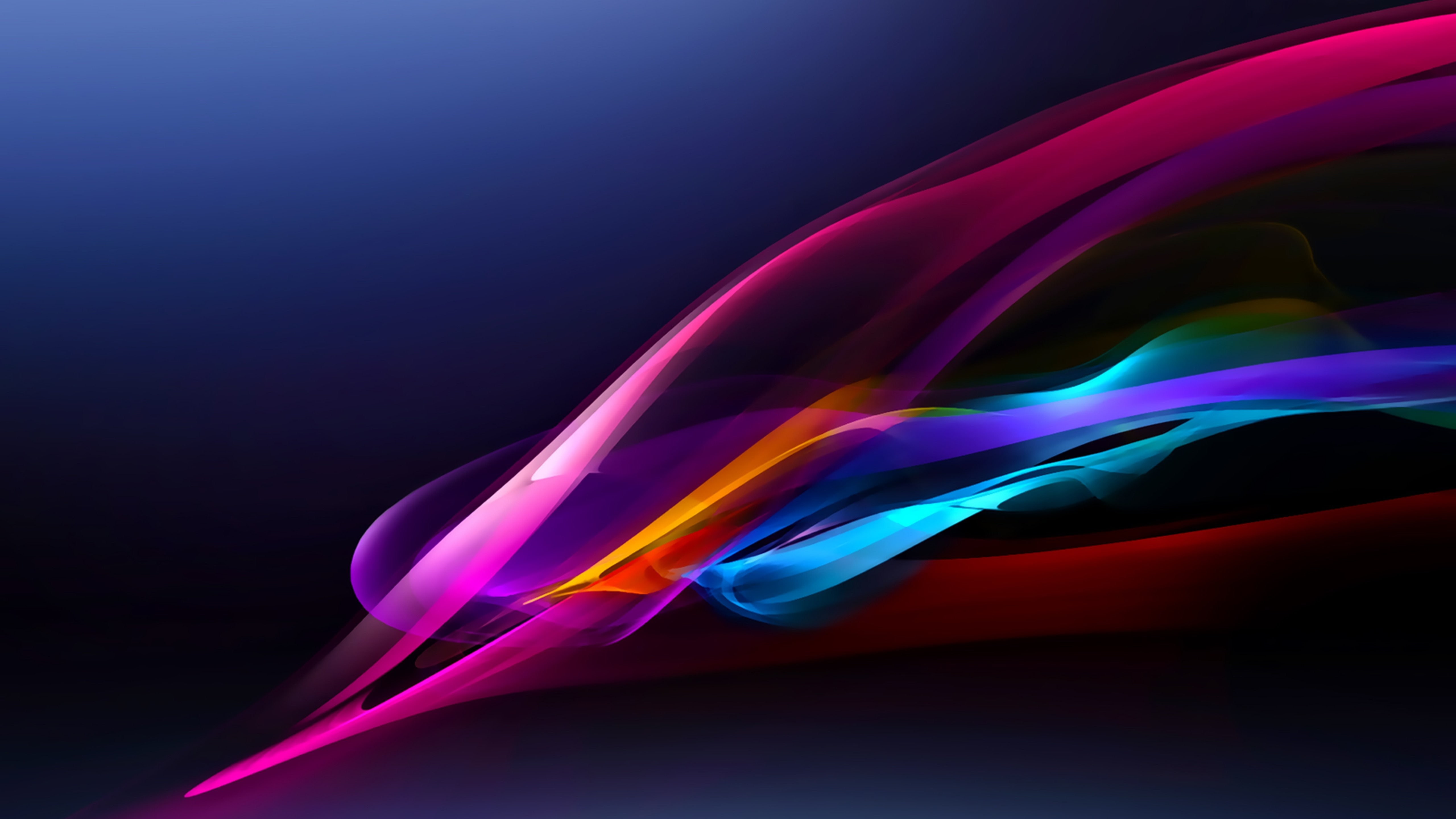 Dynamic color wave - 5K wallpapers in 5120x2880 resolution