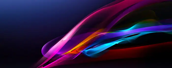 UltraWide 32:9 обои форма (3840x1080): волны, поток, свет, градиент