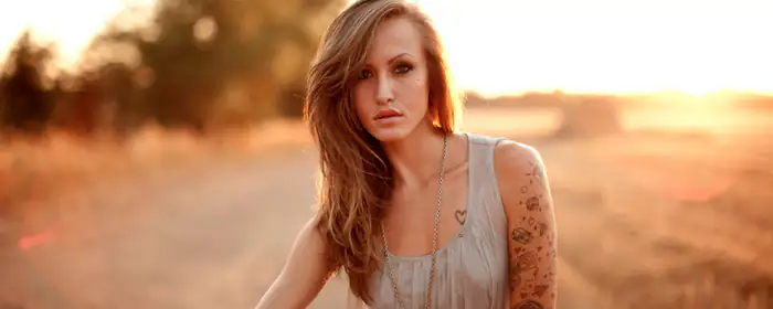 People wallpapers: blonde, woman, tattoos, dress