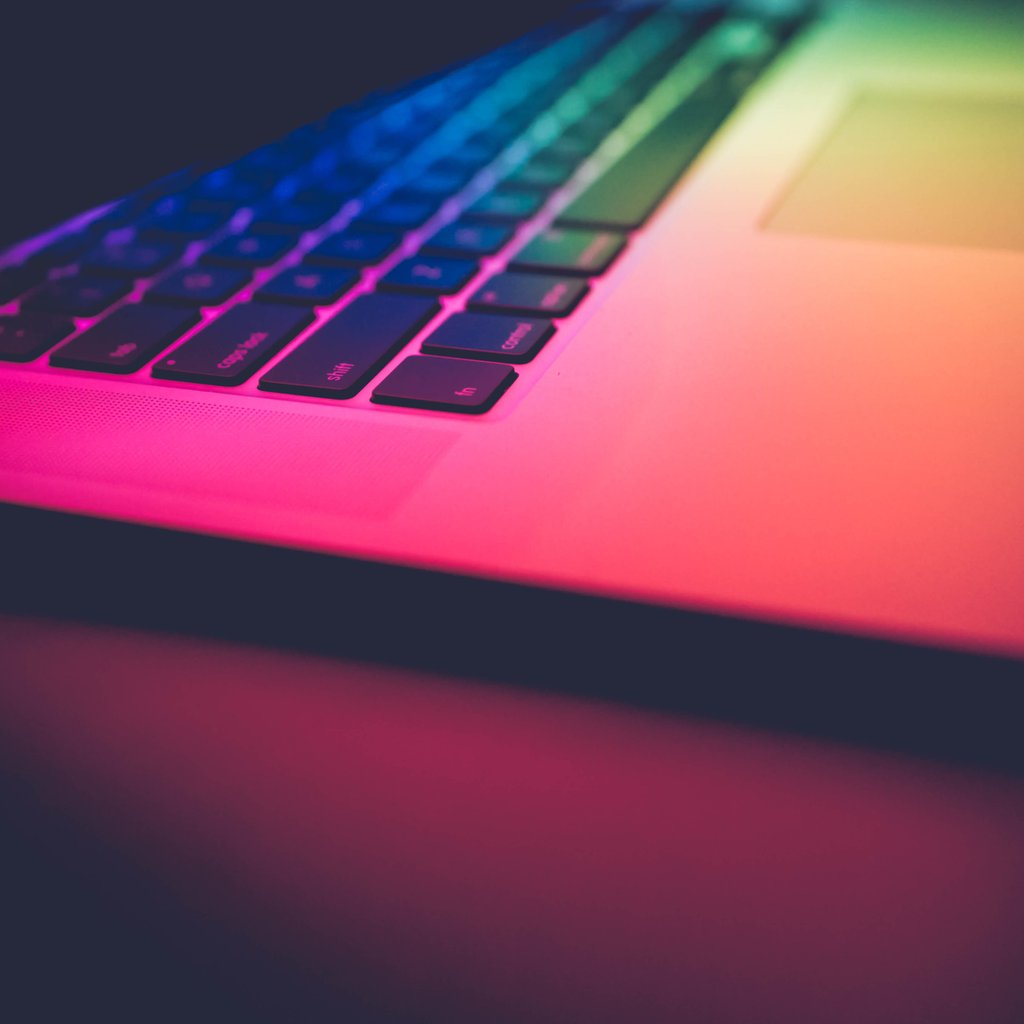 MacBook Pro with color backlight - Wallpapers for Apple iPad 1 in 1024x1024 resolution