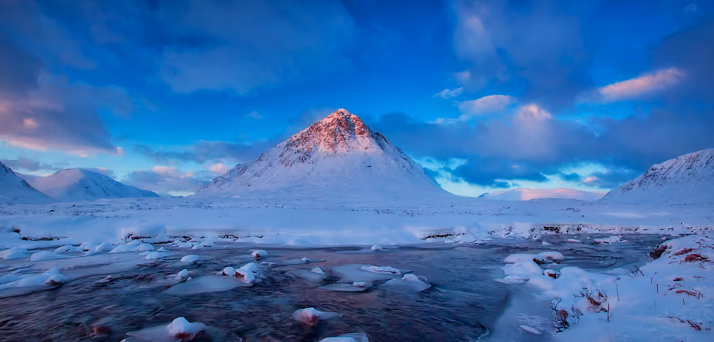 Snowy Glacier - Wallpapers for Samsung Galaxy A03s, Xiaomi Redmi 7A, POCO C3 in 720x1440 resolution