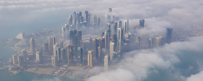 City wallpapers: Doha, Qatar, skyscrapers, downtown