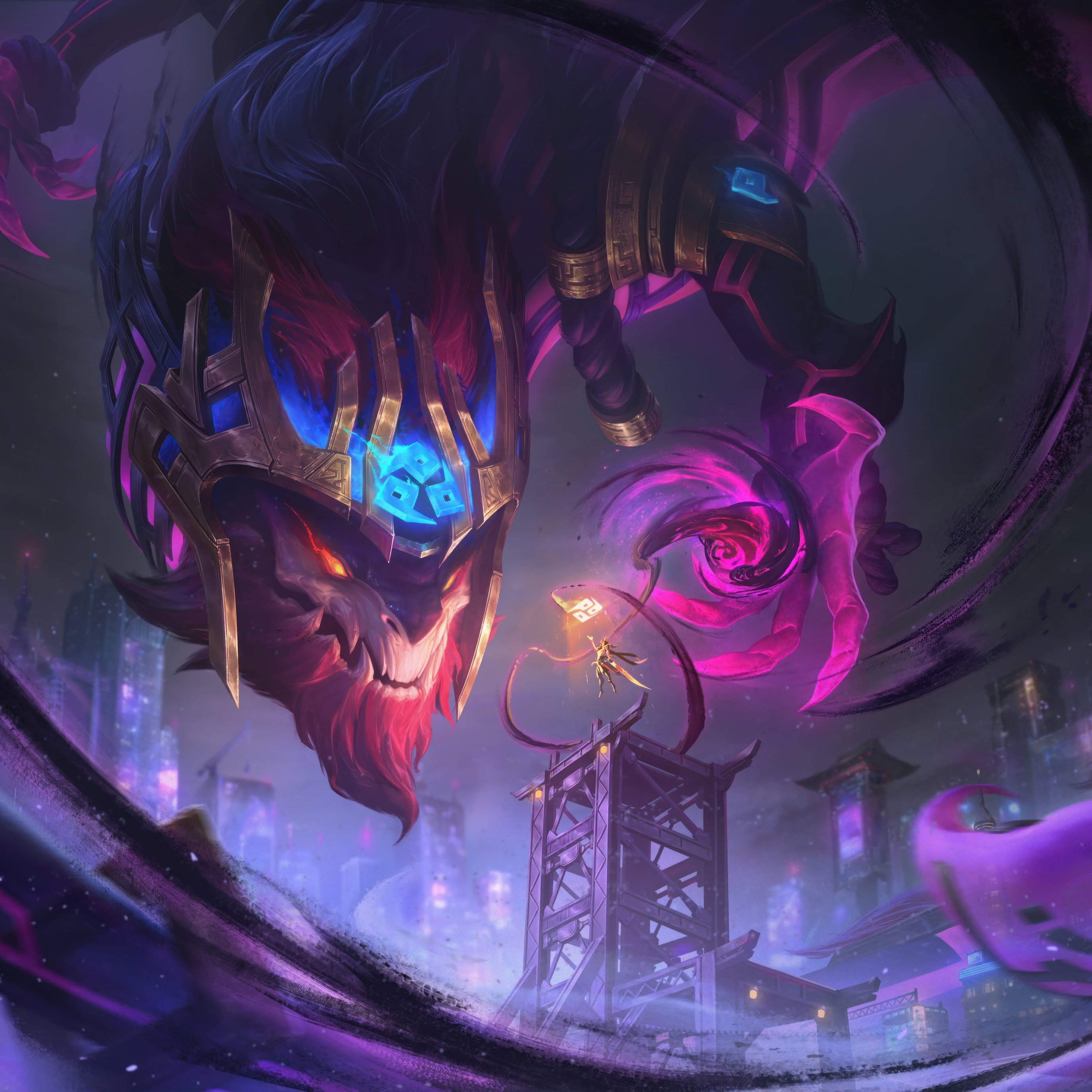 Aurelion Sol as Inkshadow - Wallpapers for iPad Pro 13″ in 2752x2752 resolution