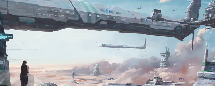 Spaceship Wallpapers for UltraWide 21:9 monitors (3440x1440): spaceship, planet, platform, drone