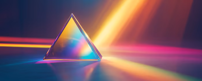Abstraction wallpapers: prism, spectrum, pyramid, glass