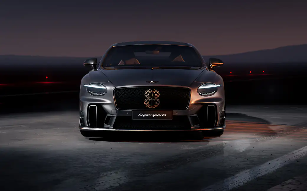 Bentley Continental GT Supersports at night — desktop and phone wallpaper, free download