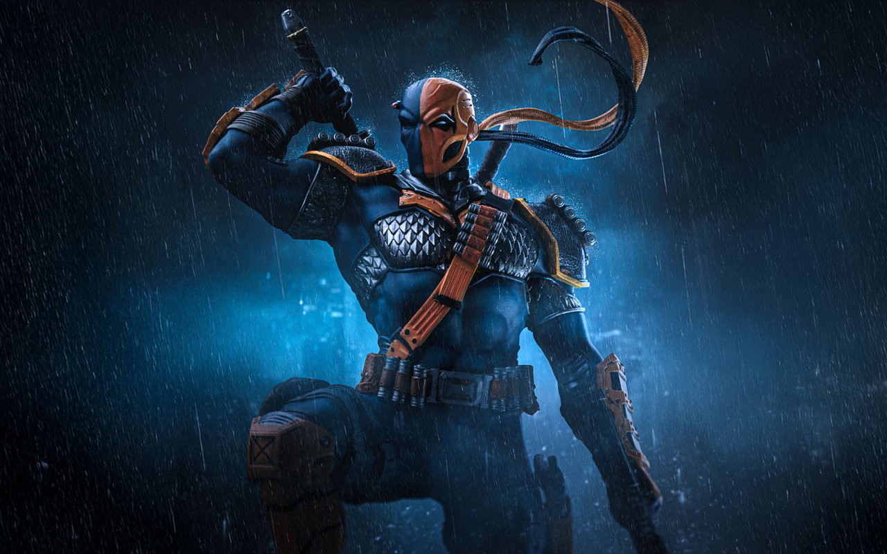Детстроук - злодей из вселенной DC Comics - WXGA_1280 обои в разрешении 1280x800