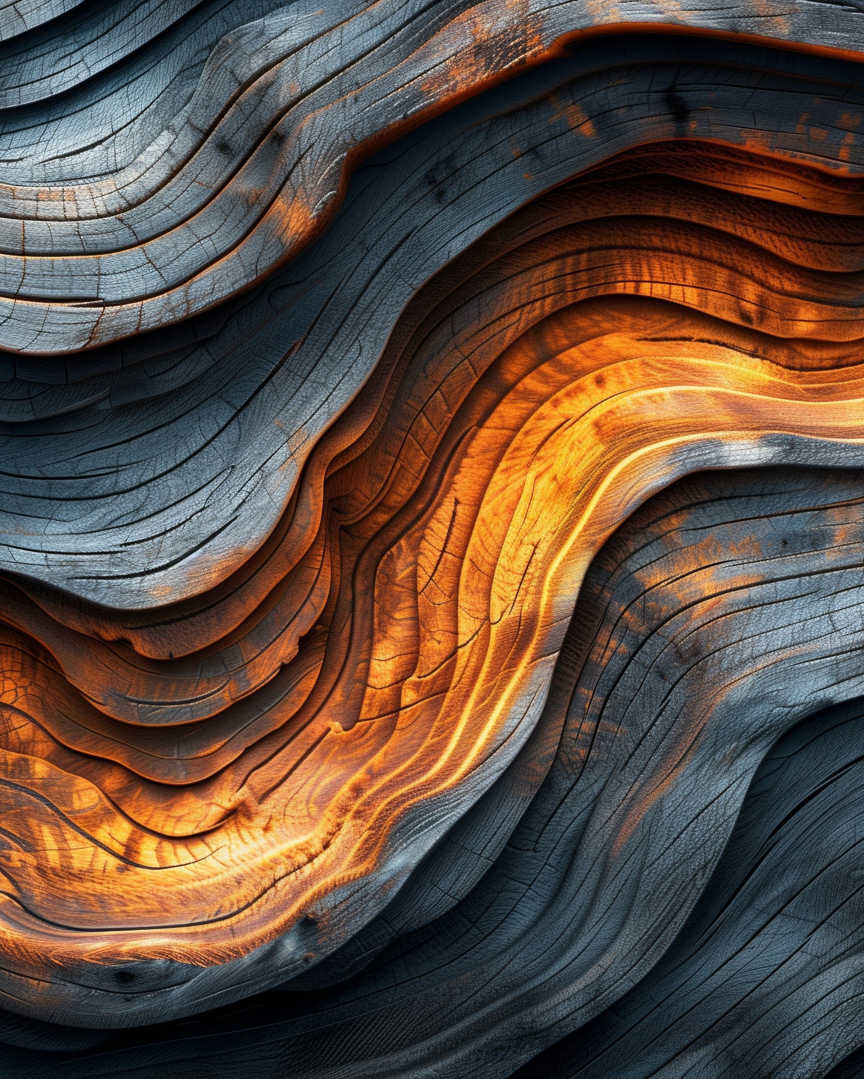 Wood texture with warm lighting - Wallpapers for Samsung Galaxy Z Fold 2/3 in 1768x2208 resolution