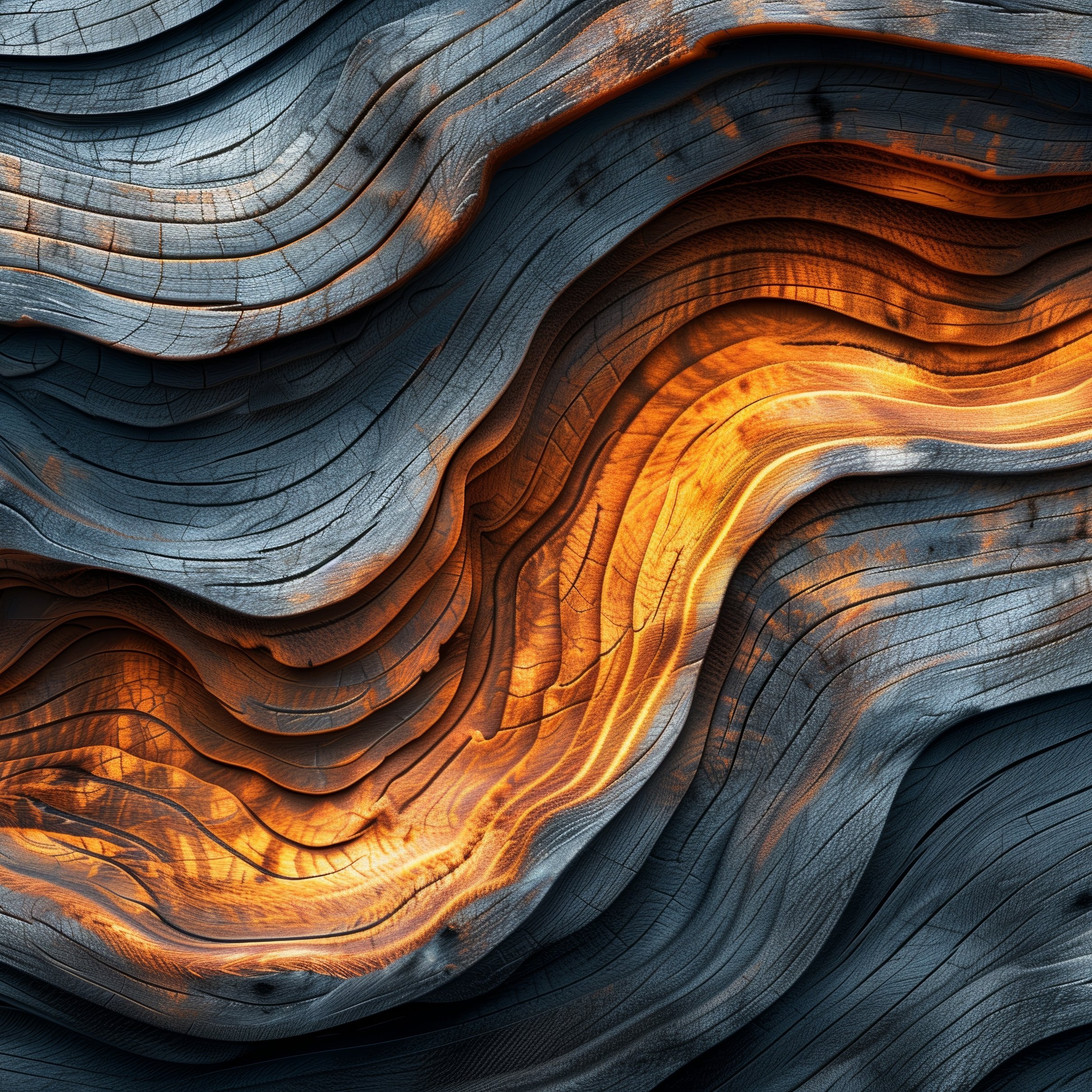 Wood texture with warm lighting - Wallpapers for iPad Pro 11″ 2024 in 2420x2420 resolution