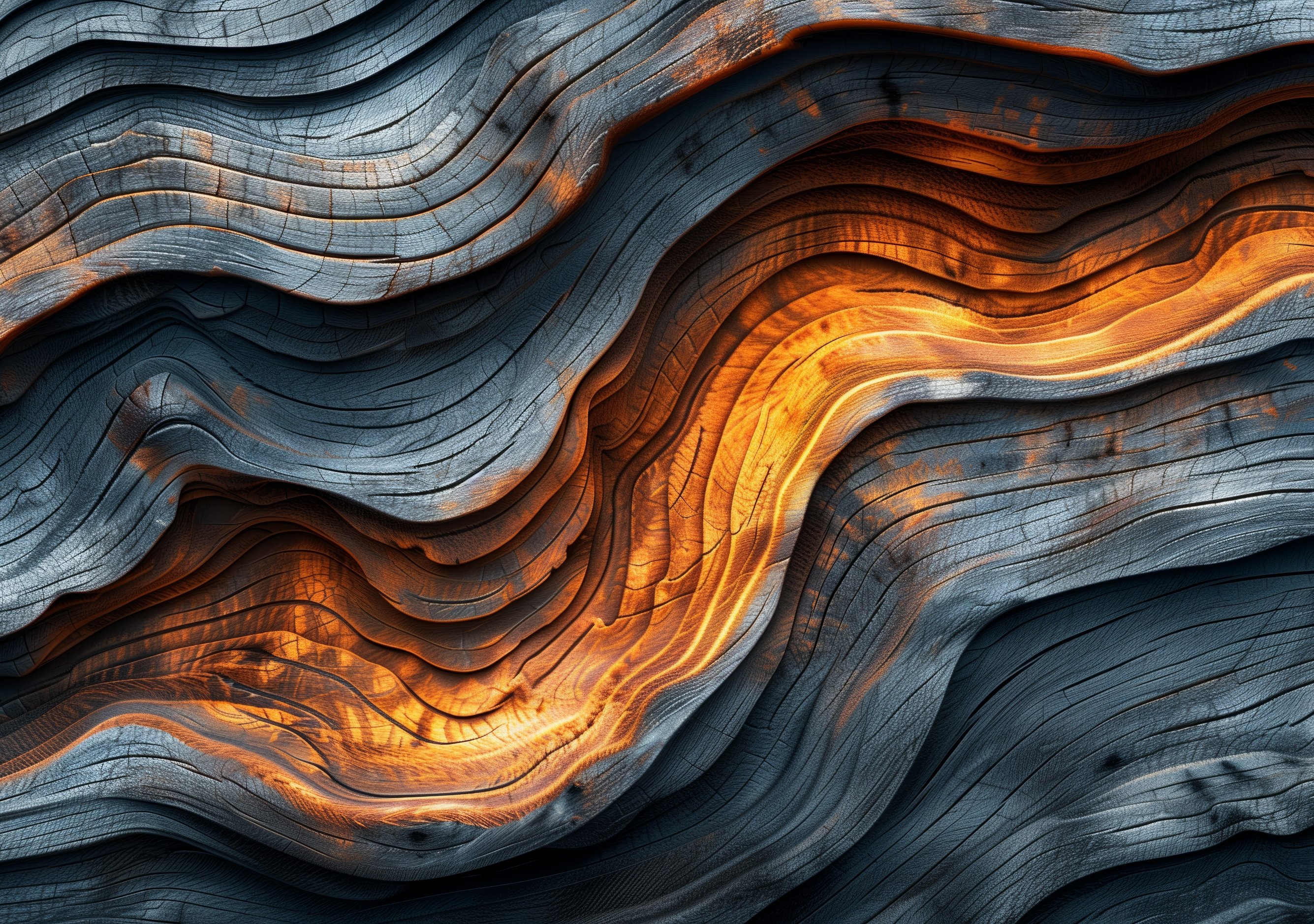 Wood texture with warm lighting - Wallpapers for iPhone Duo in 2670x1878 resolution