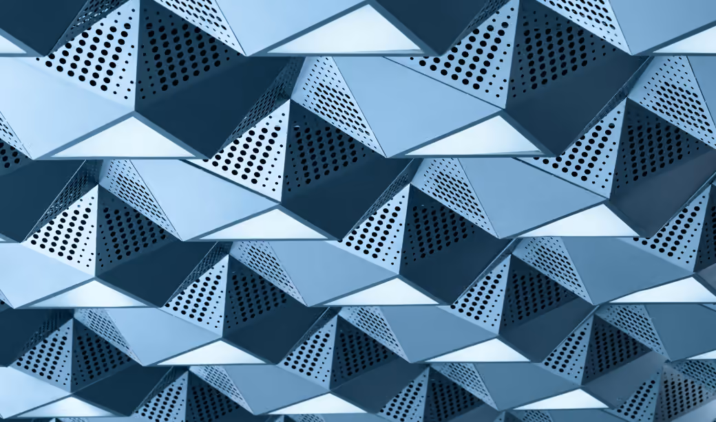 Perforated facade panels on the building - 4K PC Wallpapers in 3840x2160 resolution