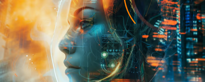 UltraWide 32:9 wallpapers (3840x1080): android, woman, face, cybernetics