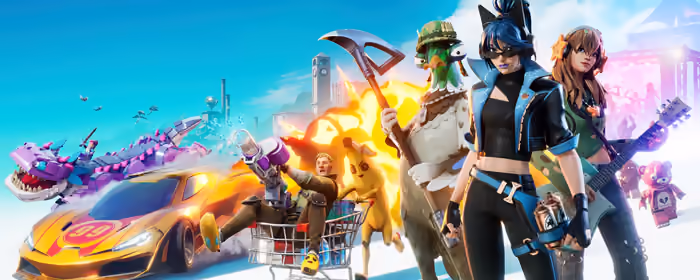 Обои игры: Fortnite, Королевская битва, персонаж, постер