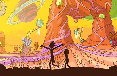 Extraterrestrial Wallpapers for Apple MacBook 14.2″ (3024x1964): Rick and Morty, alien, extraterrestrial, surrealism