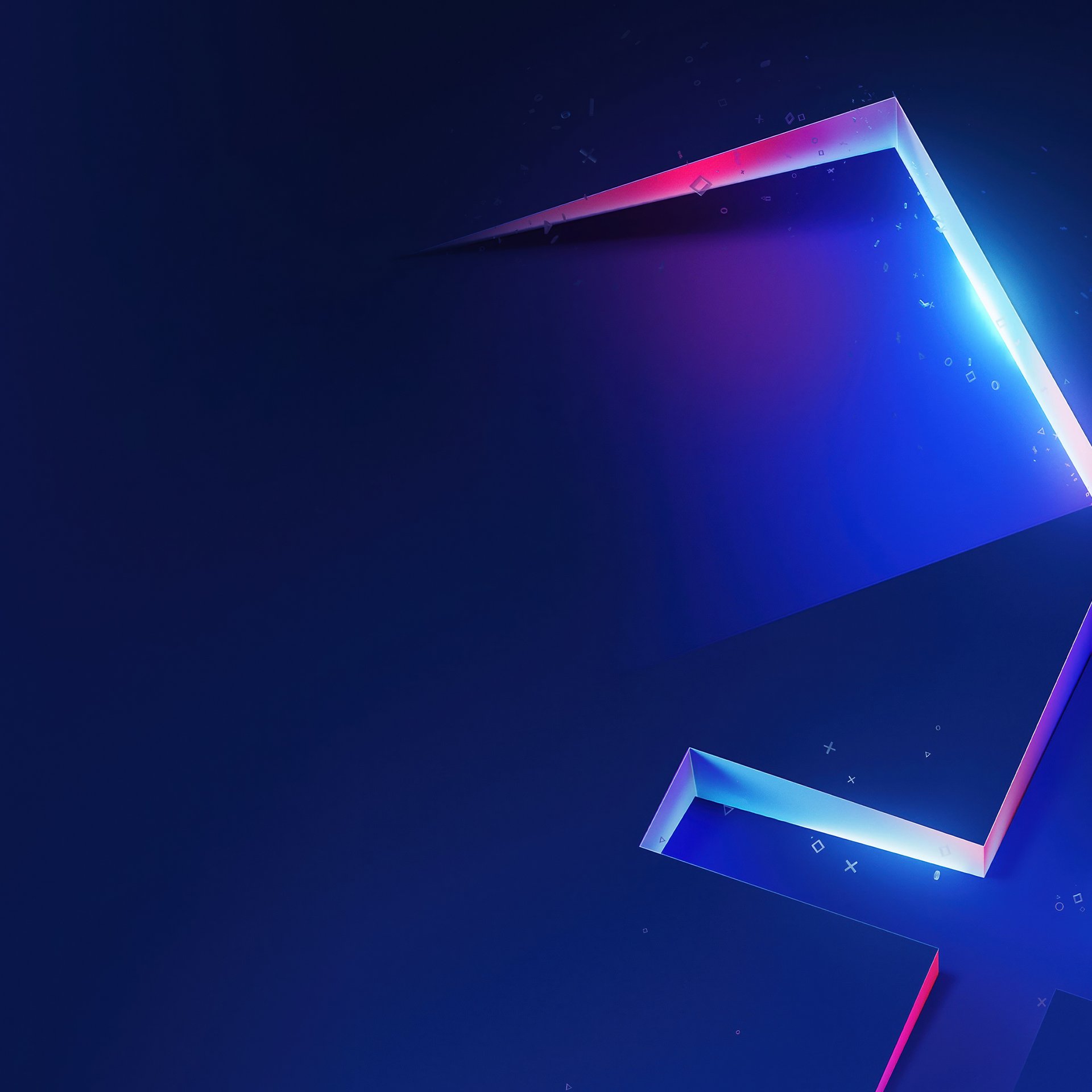 Символы Sony PlayStation △◯✕□ - Обои для Samsung Galaxy Tab в разрешении 1920x1920