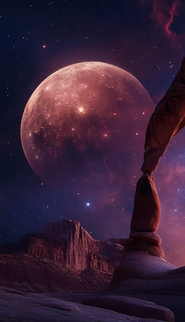 Space wallpapers: Moon, stars, night, sky