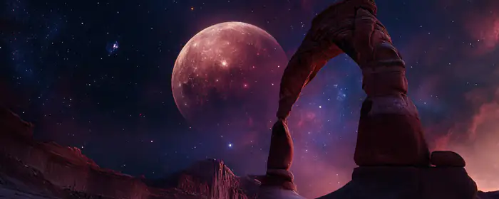 UltraWide 21:9 wallpapers (2560x1080): Moon, stars, night, sky