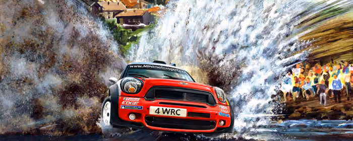 5K2K UltraWide 21:9 обои ралли (5120x2160): MINI Cooper, ралли, гонка, скорость