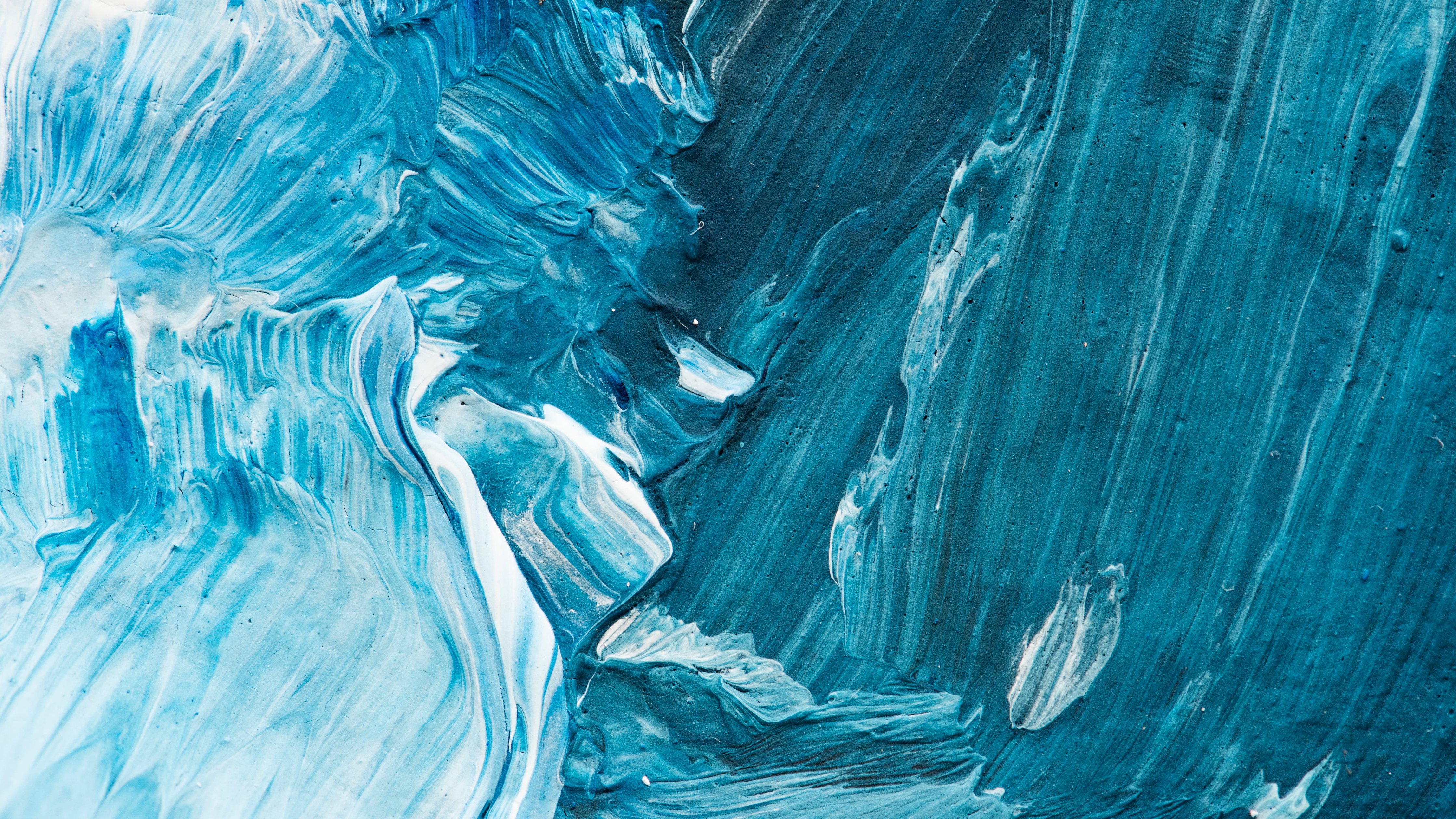 Blue and white mixed paint texture - Wallpapers for Apple iMac 24″ in 4480x2520 resolution