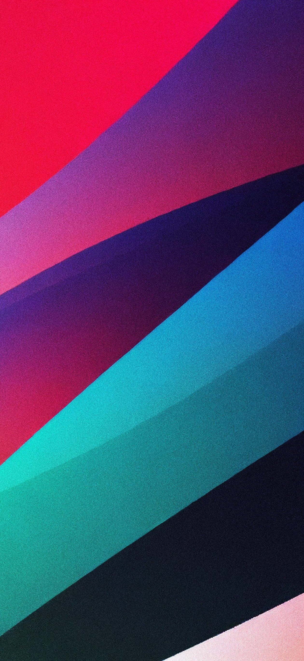 Red-green abstract waves - Wallpapers for iPhone Air in 1260x2736 resolution