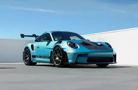 Обои дорога: Porsche 911 GT3 RS, обвес, карбон, спойлер