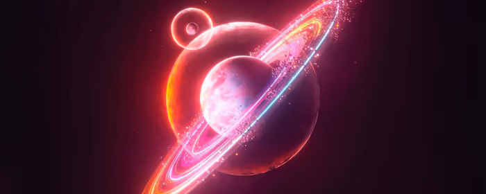 UltraWide 32:9 wallpapers (5120x1440): planet, ring, orbit, stars